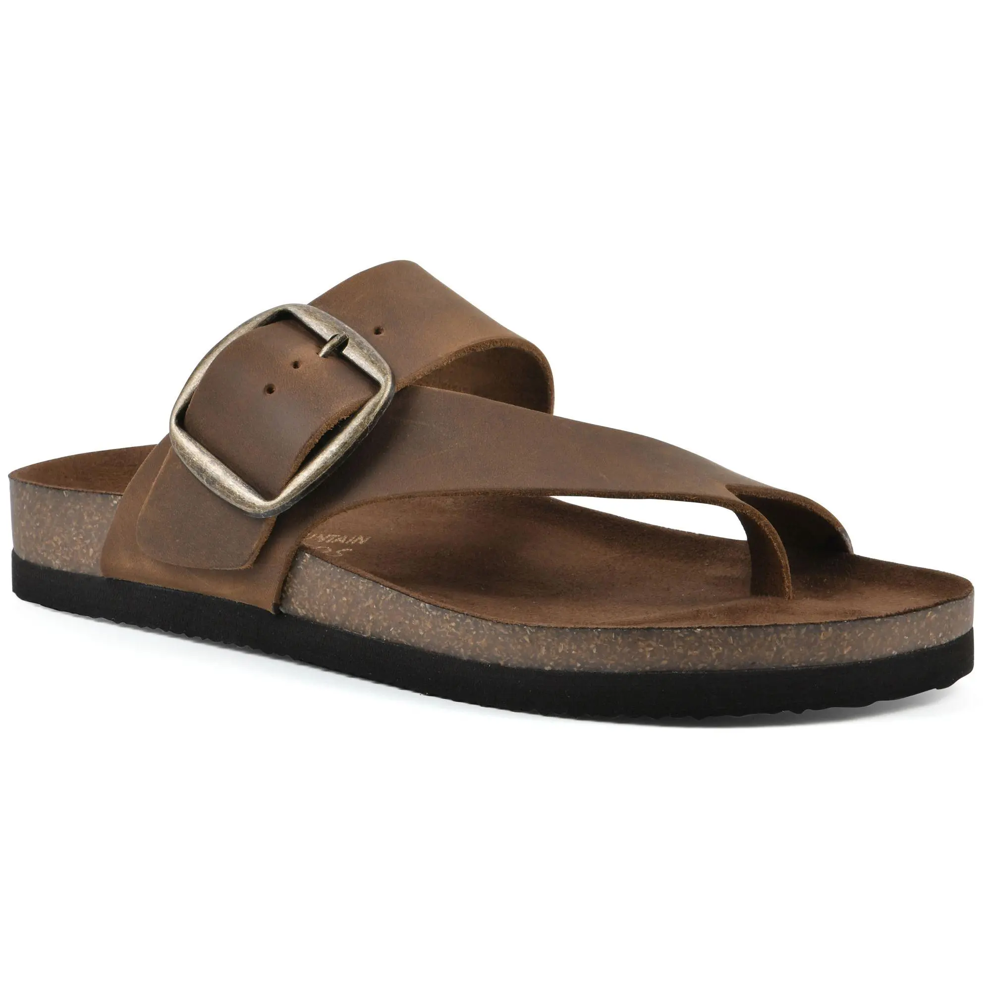 White Mountain Leather Footbeds Sandals - Harley