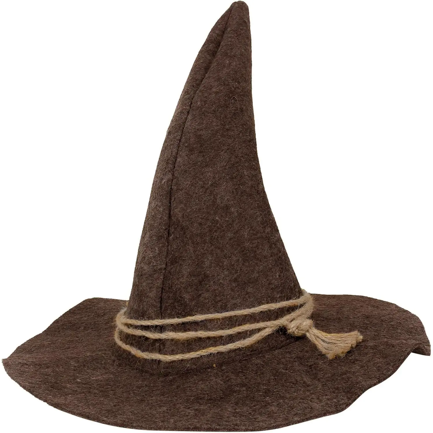 Step into Fantasy with This Brown Witch Hat Accessory Felt scene accessories  Halloween costumes, performance parties, cosplay