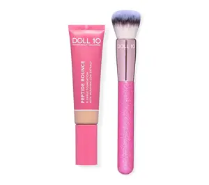Doll 10 Peptide Flex Foundation with Brush