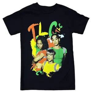 TLC Graphic Tee, Music Concert Shirt, Famous Band shirt, Shirt For Fan, Artist Shirt, Album Shirt, Music Tee, Unisex Tee Short Sleeve New Tshirt Fullsizes