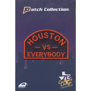 Houston Vs Everybody Parody Iron On Embroidered Patch