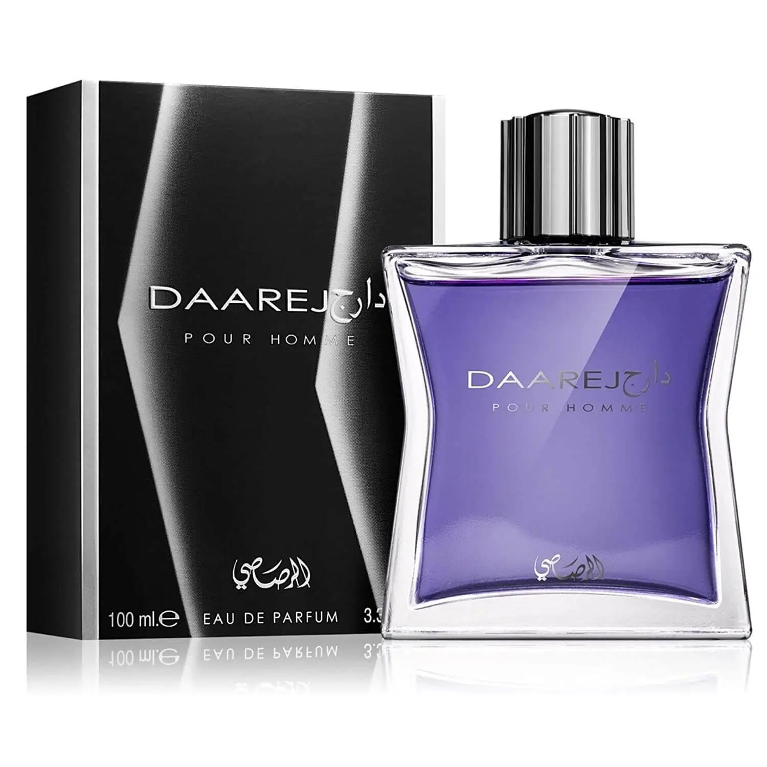 Rasasi Daarej Pour Homme Eau de Parfum 100ml – Men's Cologne | Oriental Spicy Rose Amber EDP | Cardamom Sandalwood Vanilla Tonka Bean
