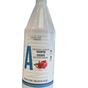 Hair Lab Salerm Pomegranate Hydration Shampoo 1200g - A-101 Formula for Intense Moisture and Shine
