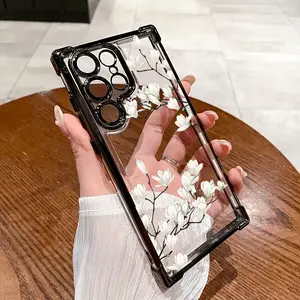 A minimalist, high-definition  fashion creative new niche protective case. Suitable for Galaxy S21 5G/S21 FE 5G/S21+ 5G /S21 Ultra 5G / S22 5G S22+ 5G/ S22 Ultra 5G /S S23 Series (S23/S S23+) /S23Ultra, S24 Series (S24/S24 Plus/S24FE/S24U) /S25