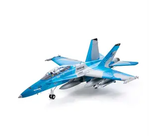 FMS 64mm EDF RC Fighter Jet F/A-18 Hornet PNP Remote Control Aircraft - Hobby Grade Adult Outdoor Flying Toy (PNP Version: Transmitter, Receiver, Battery, Charger Not Included)