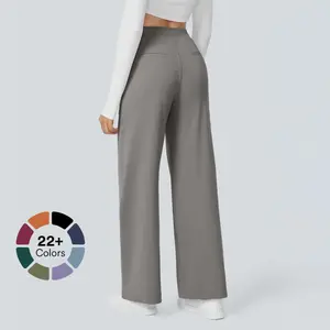 Flex DayStretch High Waisted Pocket Straight Leg Work Pants