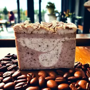 “Java Jitters” Handmade Cold Processed Exfoliating Coffee Bar Soap