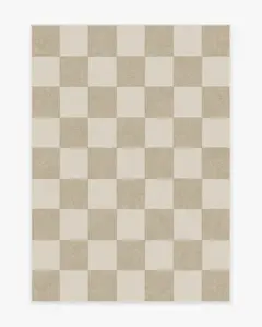 Jaque Checkered Stone Rug - Ruggable TikTok Pick