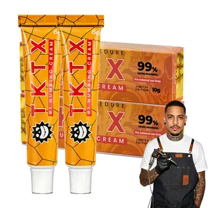 Tattoo Numbing Cream - Gold 99% Limited Edition - Pain Free Tattoos - Effective Numbing Formula for No-Distraction Tattoos
