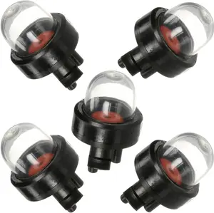 5-Pack Small Engine Primer Bulbs | Universal Fit Snap-In Purge Pump for Ryobi, Poulan, Homelite, Echo & More | Leaf Blower, Trimmer,  Replacement (Replaces 188-512)
