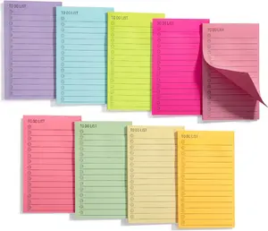 To Do List Sticky Notes, 3"x5", 360 Sheets, Assorted Colors, to Do List Notepad, Lined Sticky Notes, Stocky Notes for Bible Journaling