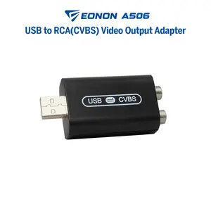 USB to RCA (CVBS) Video Output Adapter, Keep Rear Entertainment System for Eonon GMX7/GMX6S/GMX6S-PRO/GMA13/GMA12S Car Stereos - A506