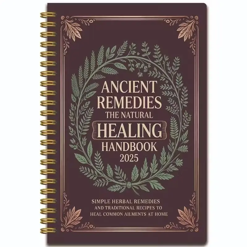 Herbal Cognitive Book, Herbal Therapy Encyclopedia & Plant Profiles, Natural Healing Guide, Home Aromatherapy Gift, Educational Herbal Manual, Guided Journal