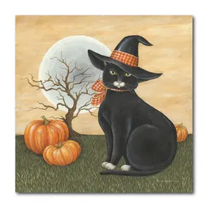 Courtside Market Pretty Kitty 16x16 Canvas Wall Art