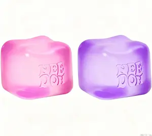 Viral NeeDoh Nice Cube Squishy Portable Anxiety Relief Cute Present