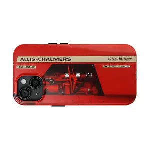 Farmer Red International Allis Chalmers 190 xt Tractor Phone Case HG Tractor Phone Case HG