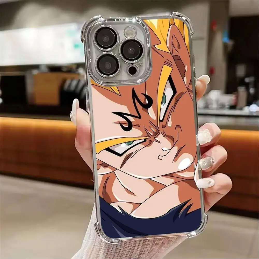 Dragon Ball Villains Frieza Buu King Piccolo Clear Phone Case Transparent Soft Cover For iPhone 11 12 13 14 15 16 17 Pro Max Plus 17Air 16E Mini