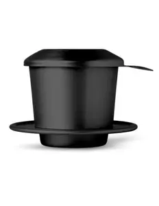 Birdee Phin Coffee Filter – 6 oz Aluminum Vietnamese Coffee Dripper – Portable Phin Filter for Ground Coffee – Pack of 1