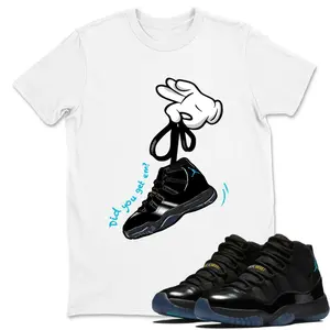 11 Gamma Shirt, 11 Gamma Graphic T-Shirt, Cartoon Hands Tee Match Sneaker, Full Size Options, Everyone Can Find Their Fit, Cool
