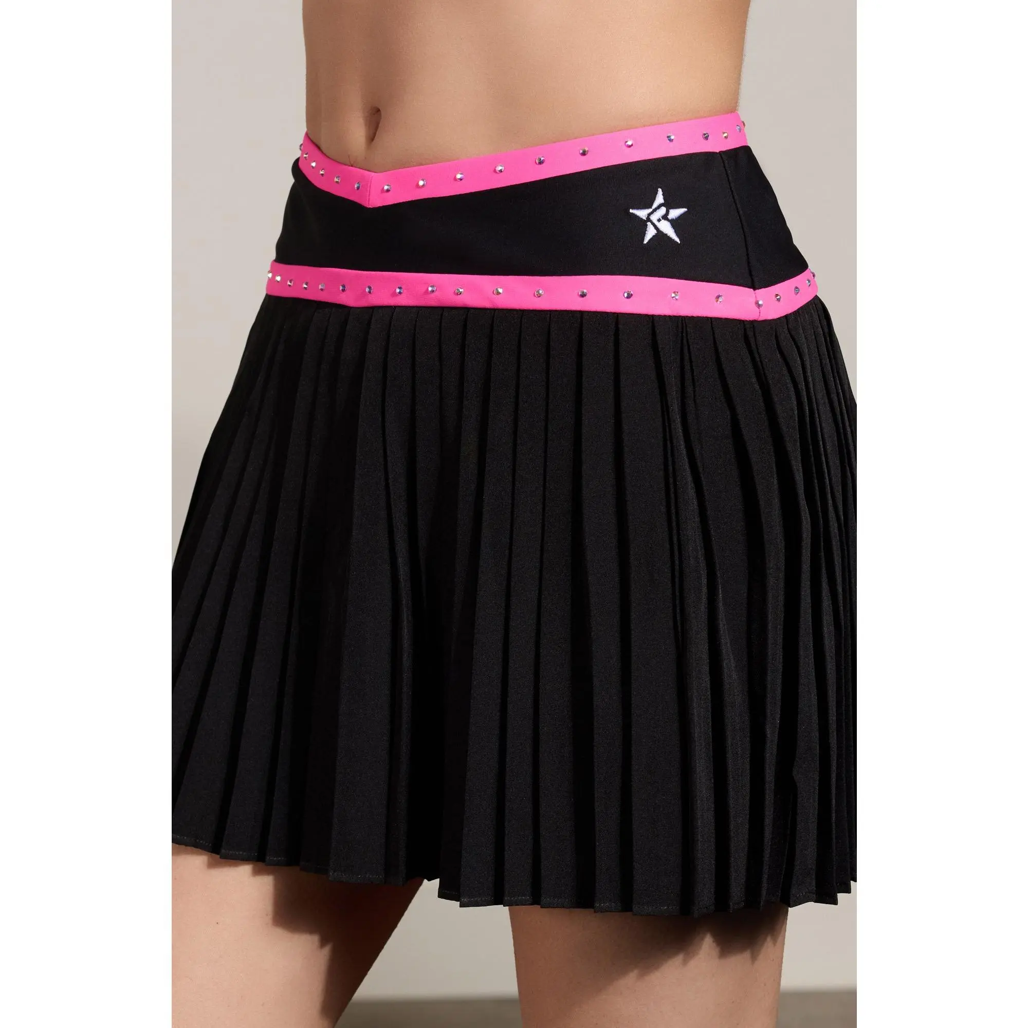 Cheer is My Sport Pleated Skirt in Electric Pink- FINAL SALE