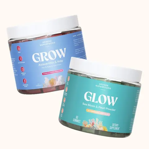 Akasha GLOW & GROW Gummy Bundle