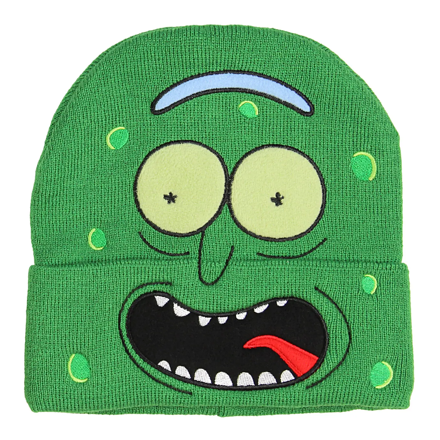 Bioworld Rick and Morty "I'm Pickle Rick" Graphic Beanie Hat, Funny Novelty Cap, Fashion Accessories for Beanies Hats Lovers, Fashion Beanie Hat