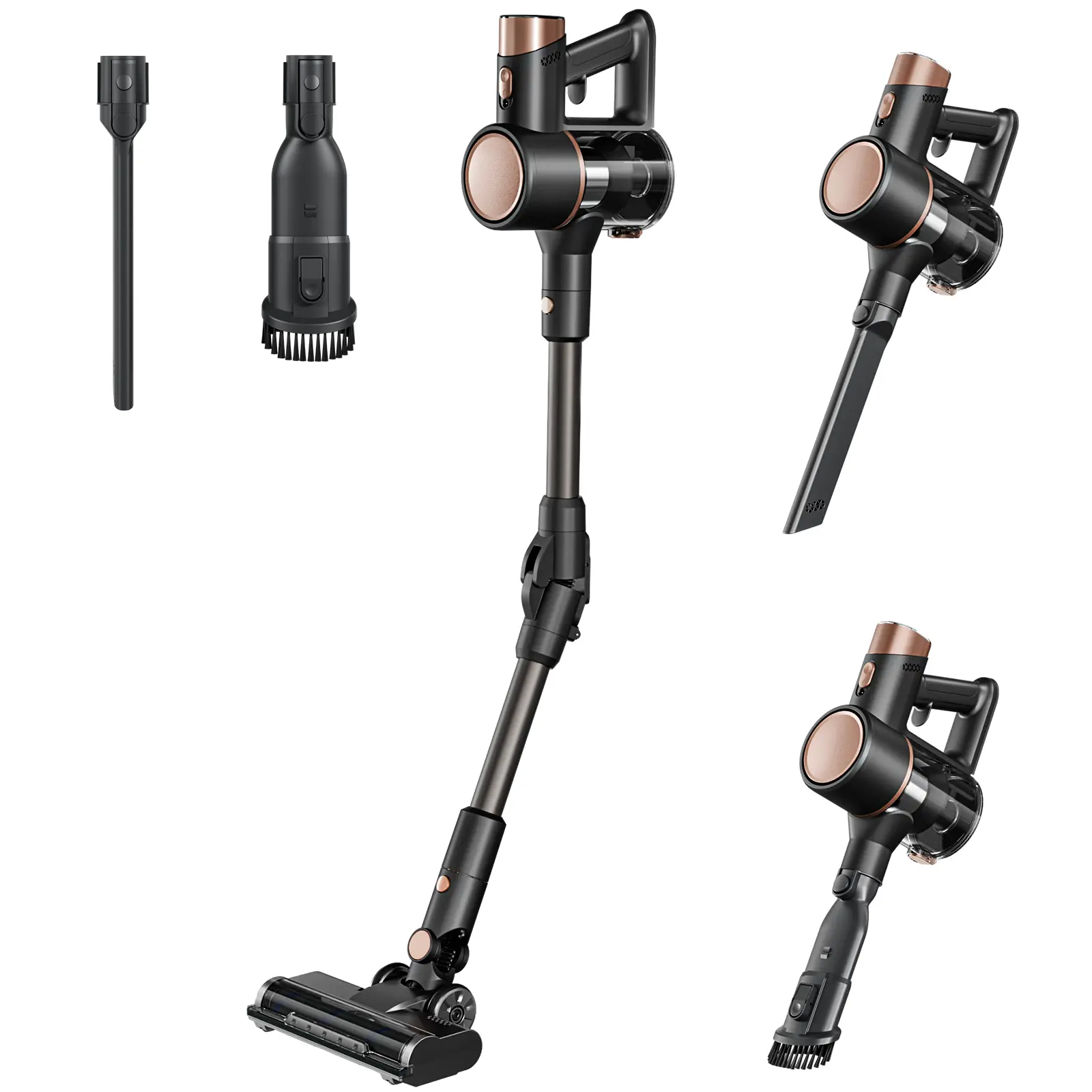 Powerful Upright Vacuum Cleaner, Bagless Lightweight Upright Vacuum for Carpet and Floor, Household Upright Vacuum Cleaner for Home Pets, Grey