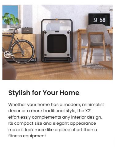 WalkingPad X21 Double-Fold Treadmill 7.4 MPH. Best Premium Folding Treadmill For Home