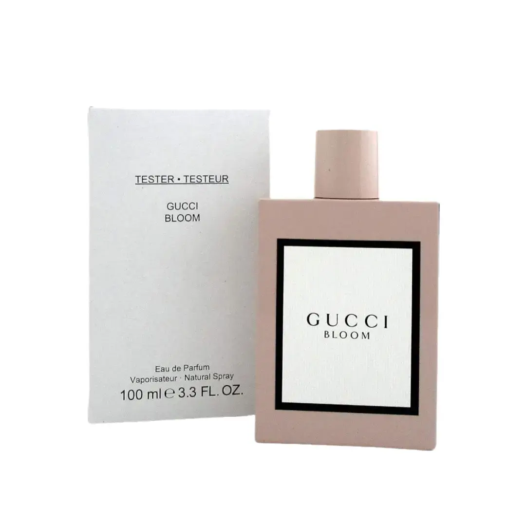 Gucci Bloom Eau de Parfum 3.3 oz for Women Tester | White Floral Perfume with Jasmine Bud, Tuberose & Rangoon Creeper | Long-Lasting Designer Fragrance