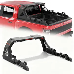 Roll Bar for Full Sizes & Mid Size Pickup Trucks,Universal Truck Bed Adjustable Sport Roll Bar Compatible with Toyota Tacoma,Tundra,Ram 1500/2500/3500,Ford F-150/F-250/F-350,Chevy Silverado,GMC Sierra
