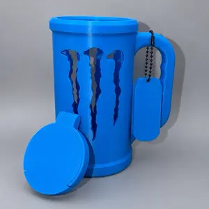 Can Mug Holder Bundle with Tumbler Cup Drink Beverage Keychain Opener and Can Lid Topper