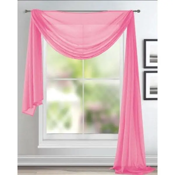 Sheer Scarf H Pink