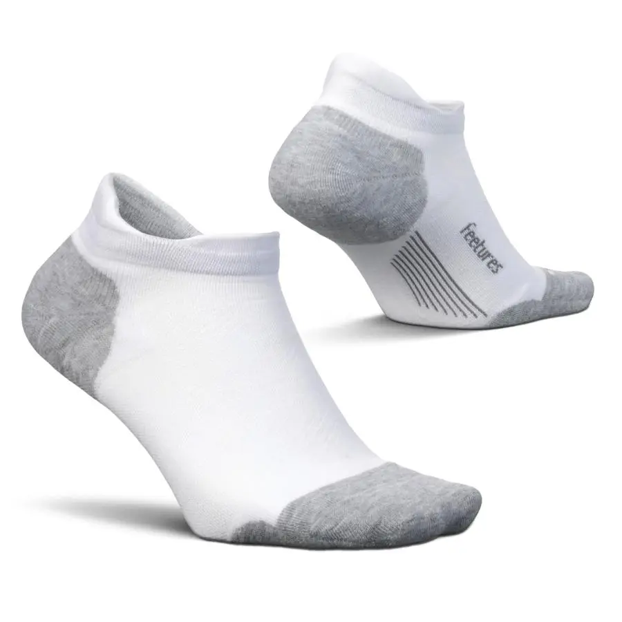 Feetures Elite Max Cushion No Show Tab - Running Socks for Men & Women - Athletic Compression Socks - Moisture Wicking