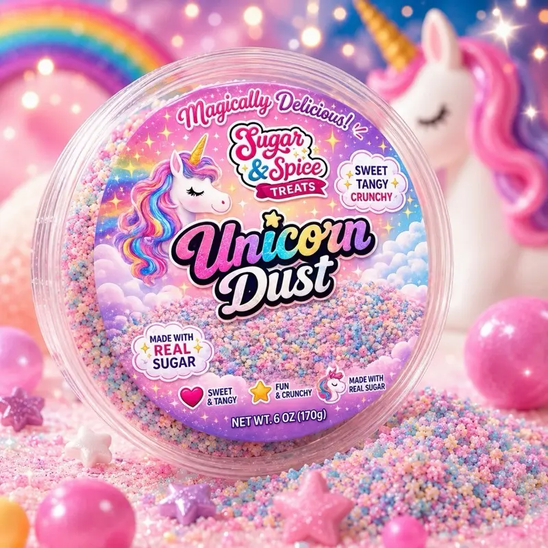Unicorn Dust - Crunchy Cotton Candy Sugar
