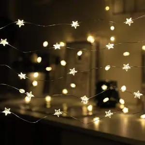 Twinkle  String Lights 40 LED Spring Garden Decorative Indoor Outdoor Fairy Light USB &  Operated Lights 13ft  Lights with Remote Control for Festival Party Bedroom Decoration