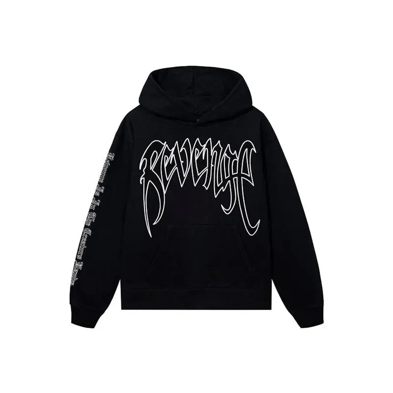 Revenge XXXTentacion Kill Outline Hoodie Black/White (men) by StockX