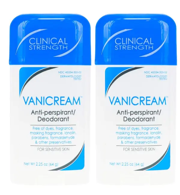 Vanicream Clinical Strength Anti-Perspirant/Deodorant - 2 Pack - Fragrance Free