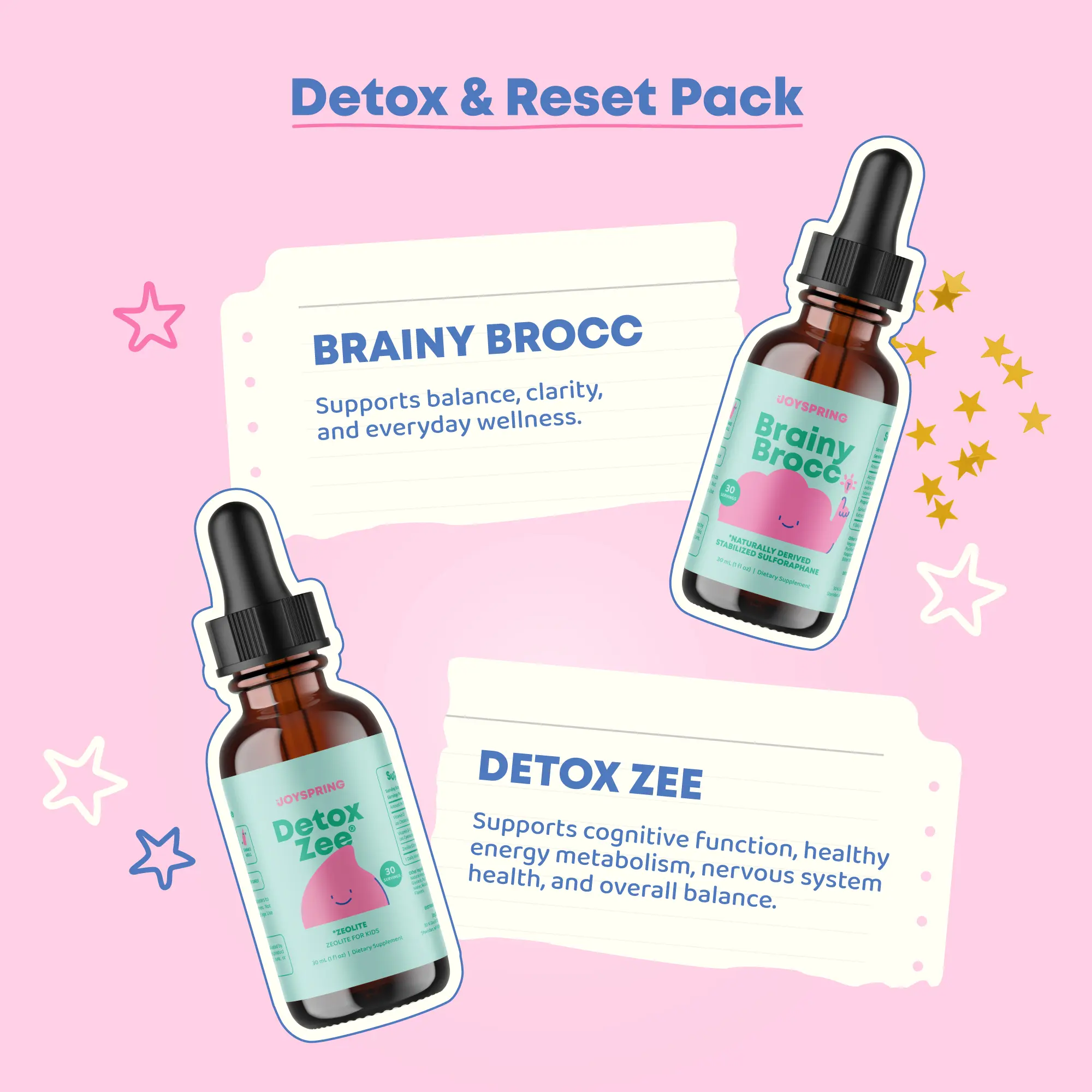 Detox & Reset Pack | DetoxZee + BrainyBrocc