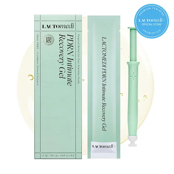LACTOMEDI PDRN Intimate Gel (4pcs) - Phyto-PDRN Moisturizer for Elasticity & Hydration, Barrier Support, pH 4.5 Balanced Intimate Care