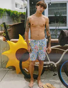RSQ Mens 6.5" Swim Trunks