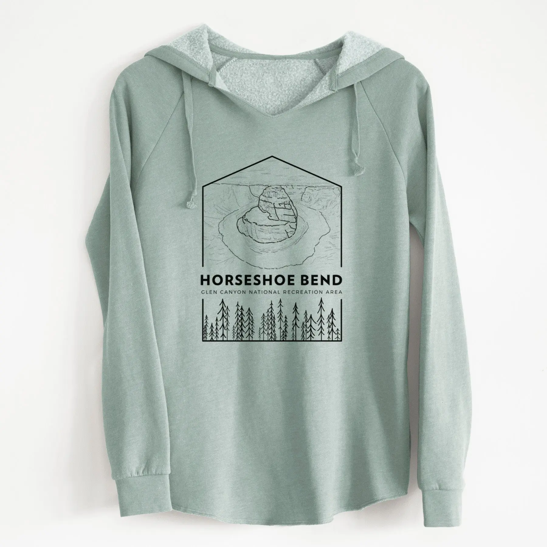 Horseshoe Bend - Glen Canyon National Recreation Area - Cali Wave Hooded Sweatshirt