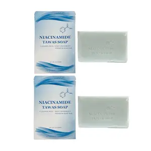 2 Bars Niacinamide Tawas Soap - 100g Face and Body Cleansing and Deodorant