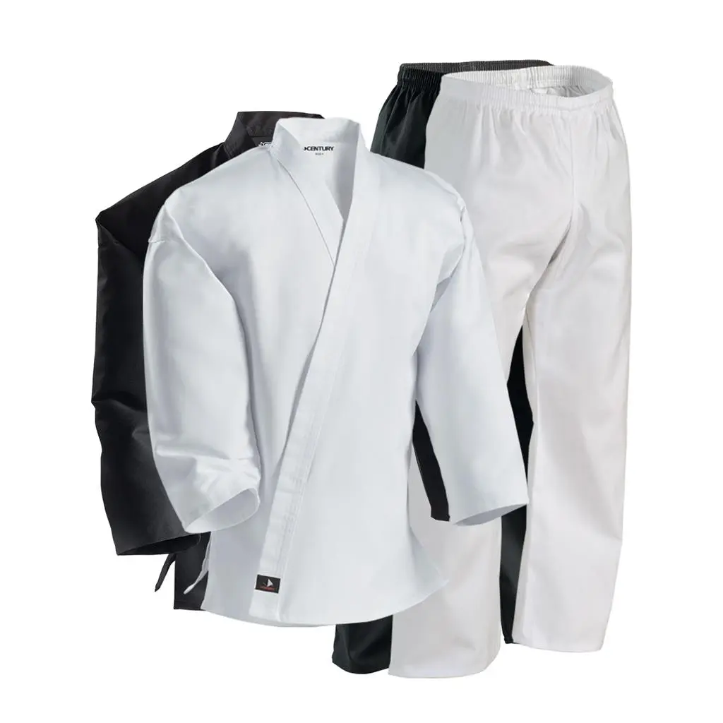 7 oz. Middleweight Student Uniform - Full-Cut Cotton-Polyester Casual Uniform Blouse with Drawstring Waist, Increased Durability, White Belt Included, for School Sports, Outfits For School