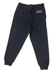 GAP Men's Navy Blue Drawstring Jogger Sweatpants Elastic Waist Athletic Lounge Pants