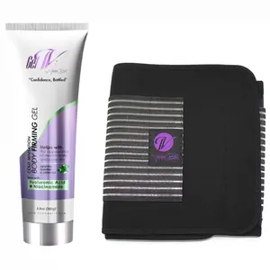 Sweat & Slim V-Kit - Body Firming Gel with Hyaluronic Acid & Niacinamide for Stretch Mark Removal & Enhanced Workout Performance