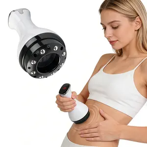 Rechargeable electric scraping massage device, multi-level vacuum suction massage tool with heating function, portable body massager, suitable for abdominal, arm, hip and full-body care