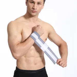 Wrist support strap, sweat-absorbing sports wristband, non-slip compression wristband for men and women, basketball and badminton in stock