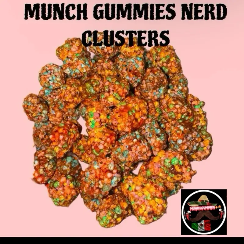 Munch Gummies ~ Spicy NERD CLUST snack Munch Gummies ~ Spicy NERD CLUST snack