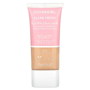 Covergirl Clean Fresh, Skin Milk Nourishing Foundation, 550 Light/Medium, 1 fl oz (30 ml)