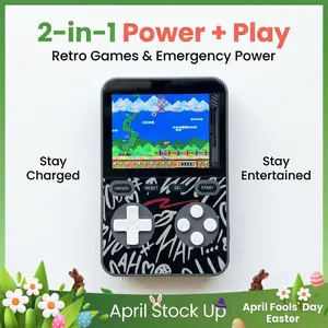 【2026 NEW】V99 Miro Multifunctional Power Bank Gaming Console – 5000mAh Compact Design for Mobile Devices & Smartphones – Travel, Home Fun, On-the-Go Gaming, Portable Entertainment, Ideal Gift for Gamers & Tech Lovers